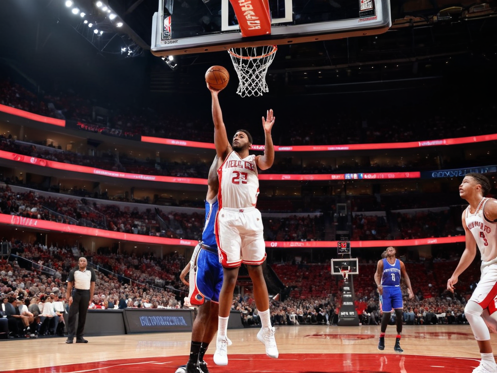 857体育直播中篮球NBA比赛现场球员投篮瞬间